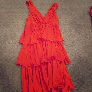 Orange dress